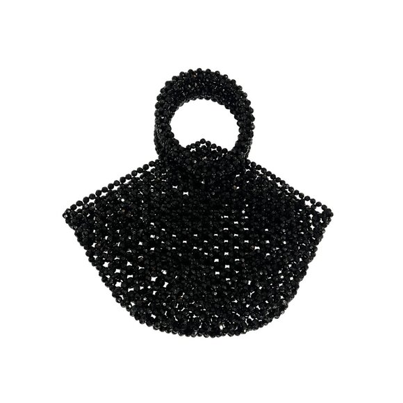 8 Other Reasons Geometric Top Handle Bag in Black - Picture 1 of 7